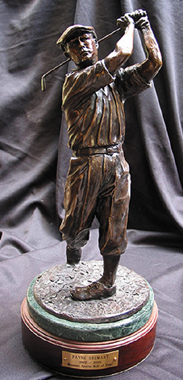 Harry Weber_Payne Stewart bronze sculpture